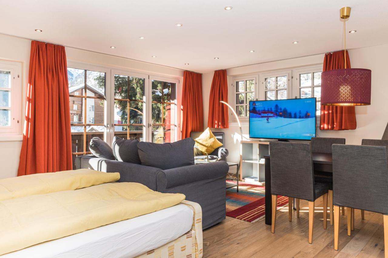 Village Apartment With Matterhorn View Zermatt Exterior foto